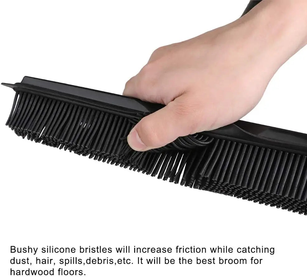 Mehga Pet Hair Rubber Broom Floor Brush 